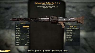 Nocturnal Explosive 90 Light Machine Gun