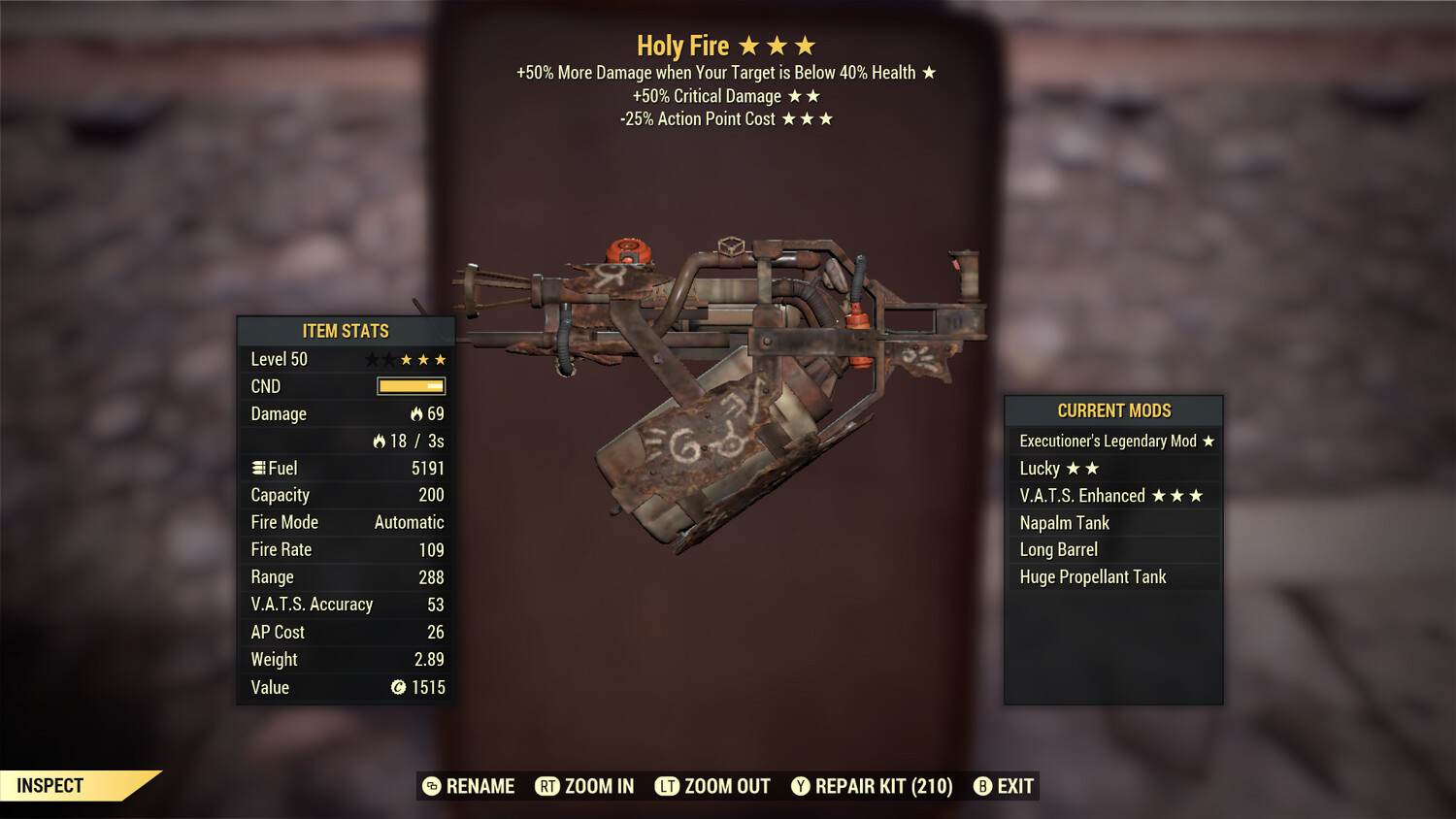 Executioners 50/25 Holy Fire