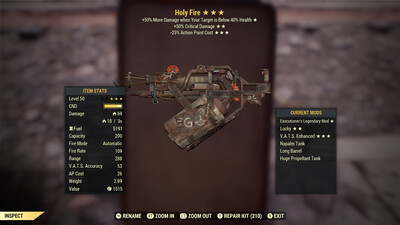 Executioners 50/25 Holy Fire