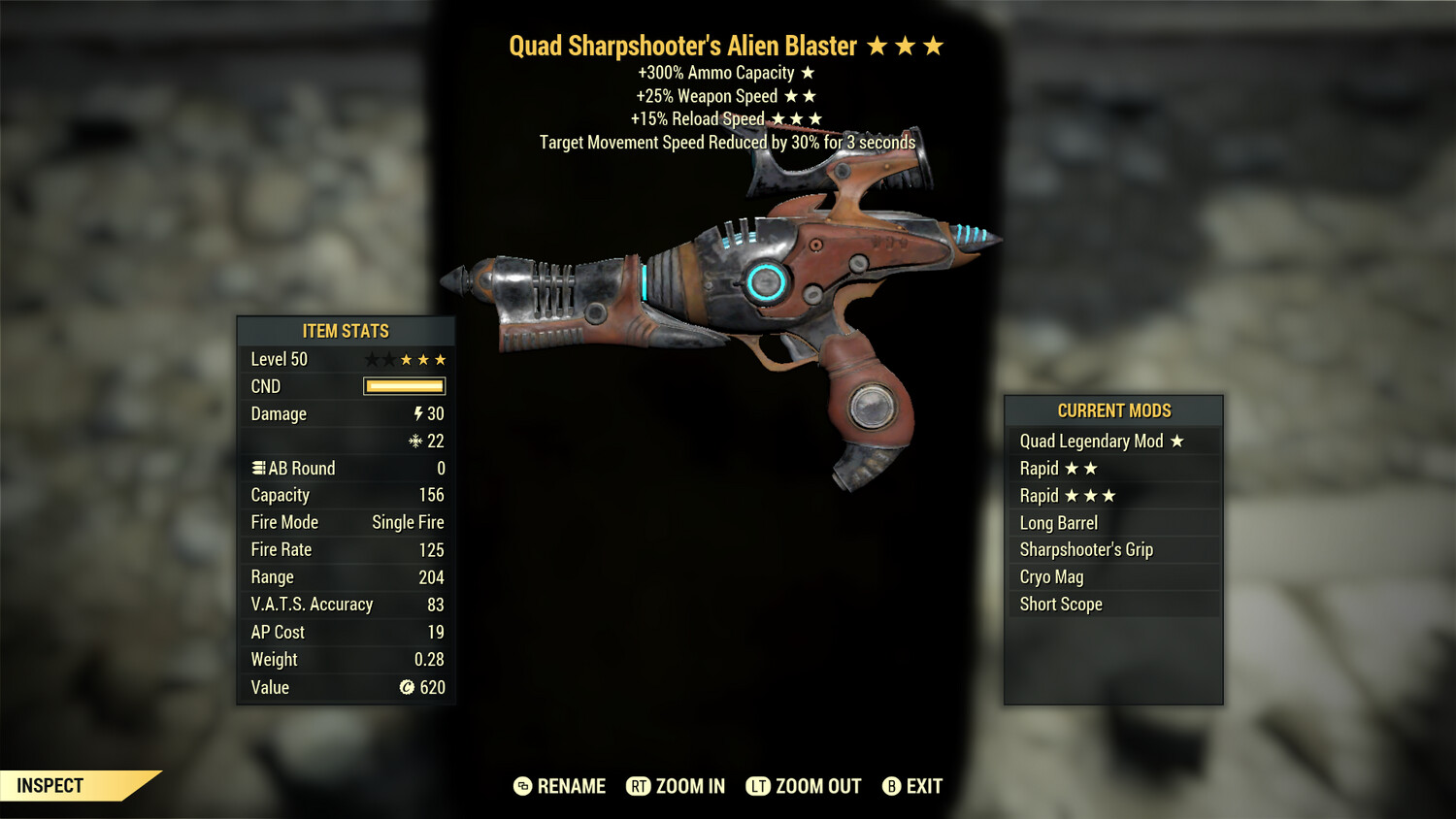 Quad 25/15r Alien Blaster