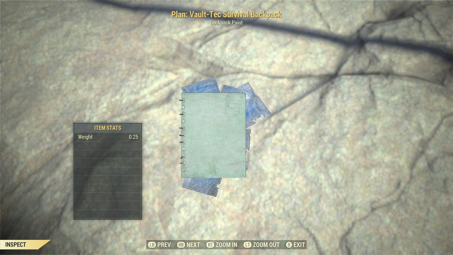 Vault Tec Survival Backpack