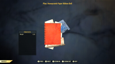 Honeycomb Paper Ribbon Bell