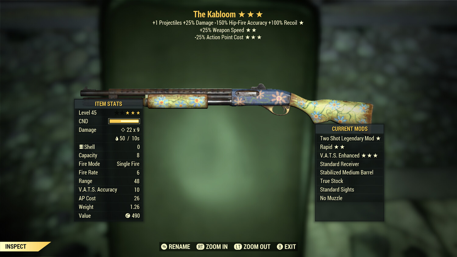 Two Shot 25/25 Kabloom