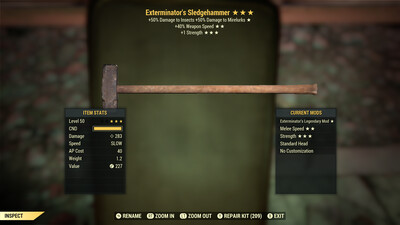 Exterminator SS/1S Sledgehammer