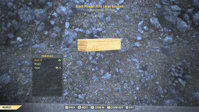 Black Powder Rifle Large Bayonet