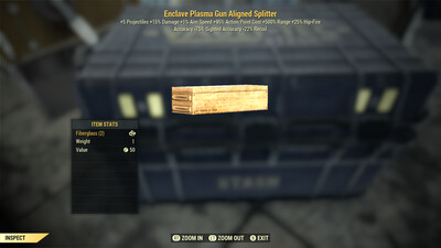 Enclave Plasma Gun Aligned Splitter
