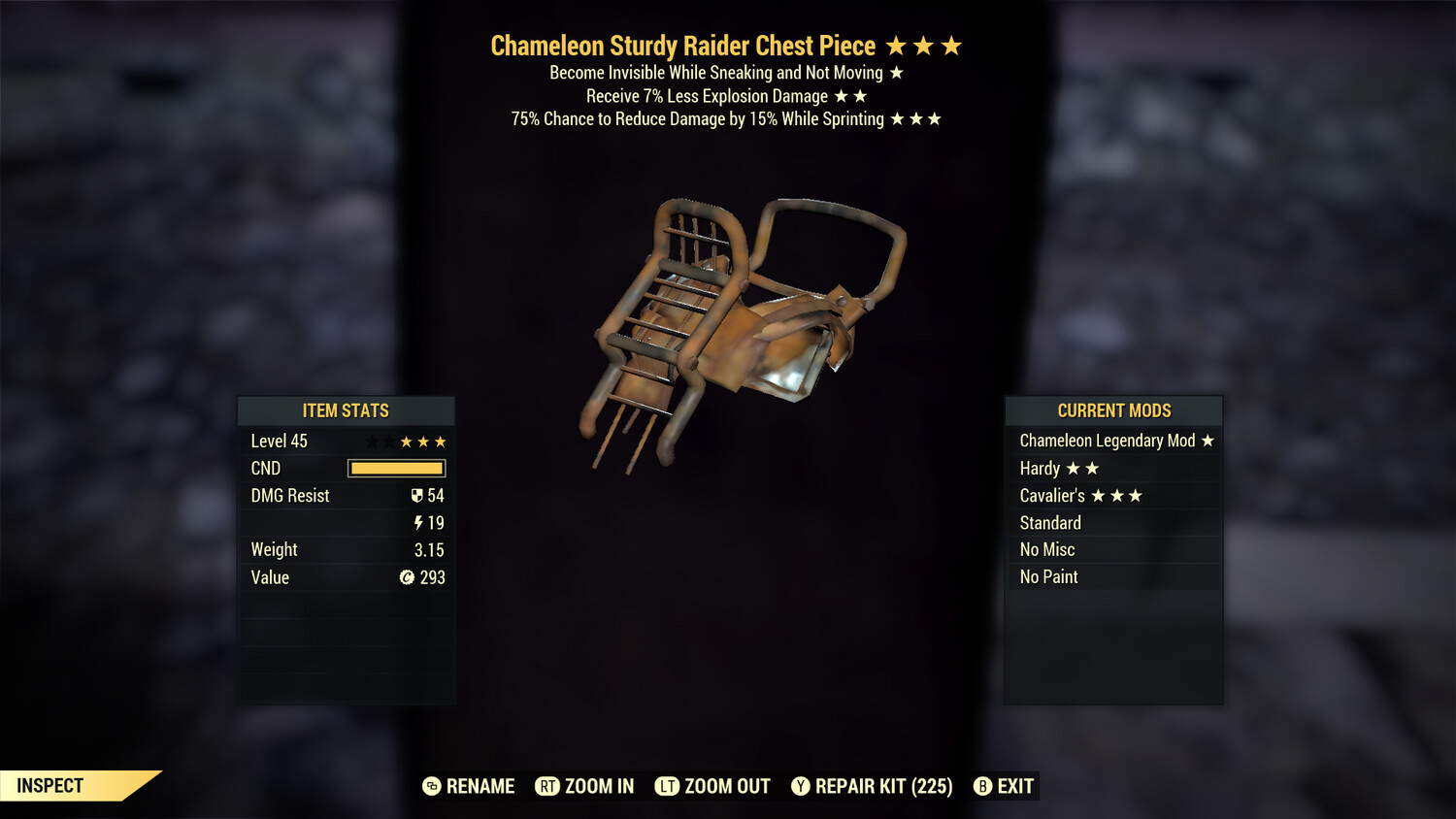 Chameleon Explosive Cavalier Raider Chest