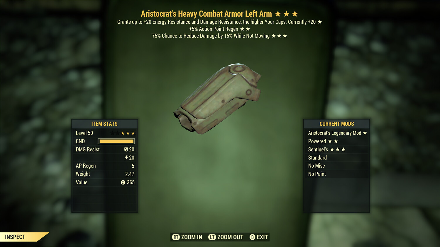 Aristocrat AP Sentinel Combat LA