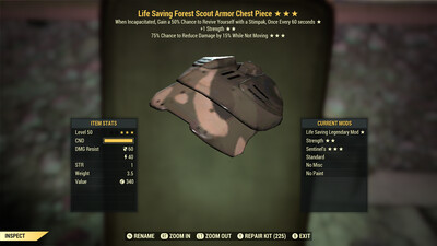 Life Saving 1S Sentinel F Scout Chest
