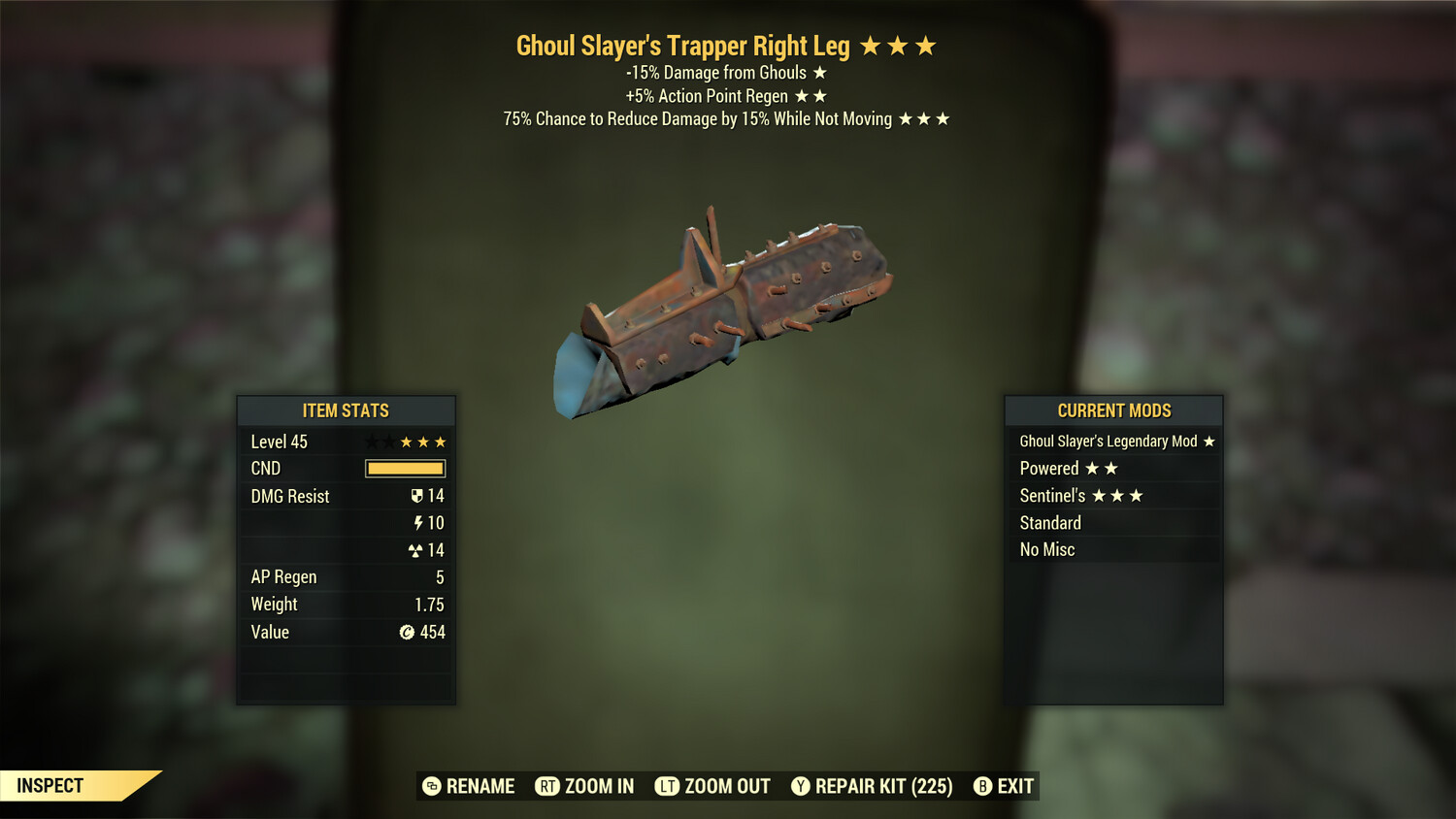 Ghoul Slayers AP Sentinel Trapper RL
