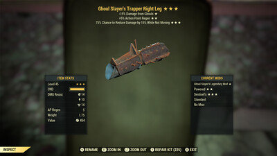 Ghoul Slayers AP Sentinel Trapper RL