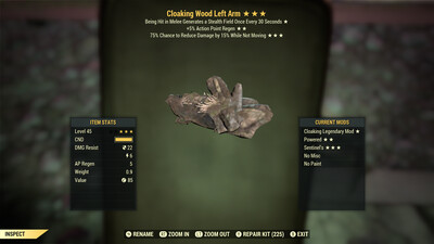 Cloaking AP Sentinel Wood LA