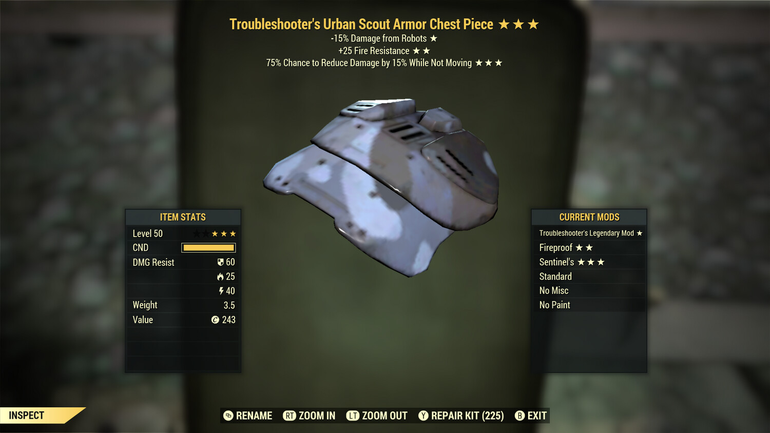 Troubleshooters FR Sentinel U Scout Chest