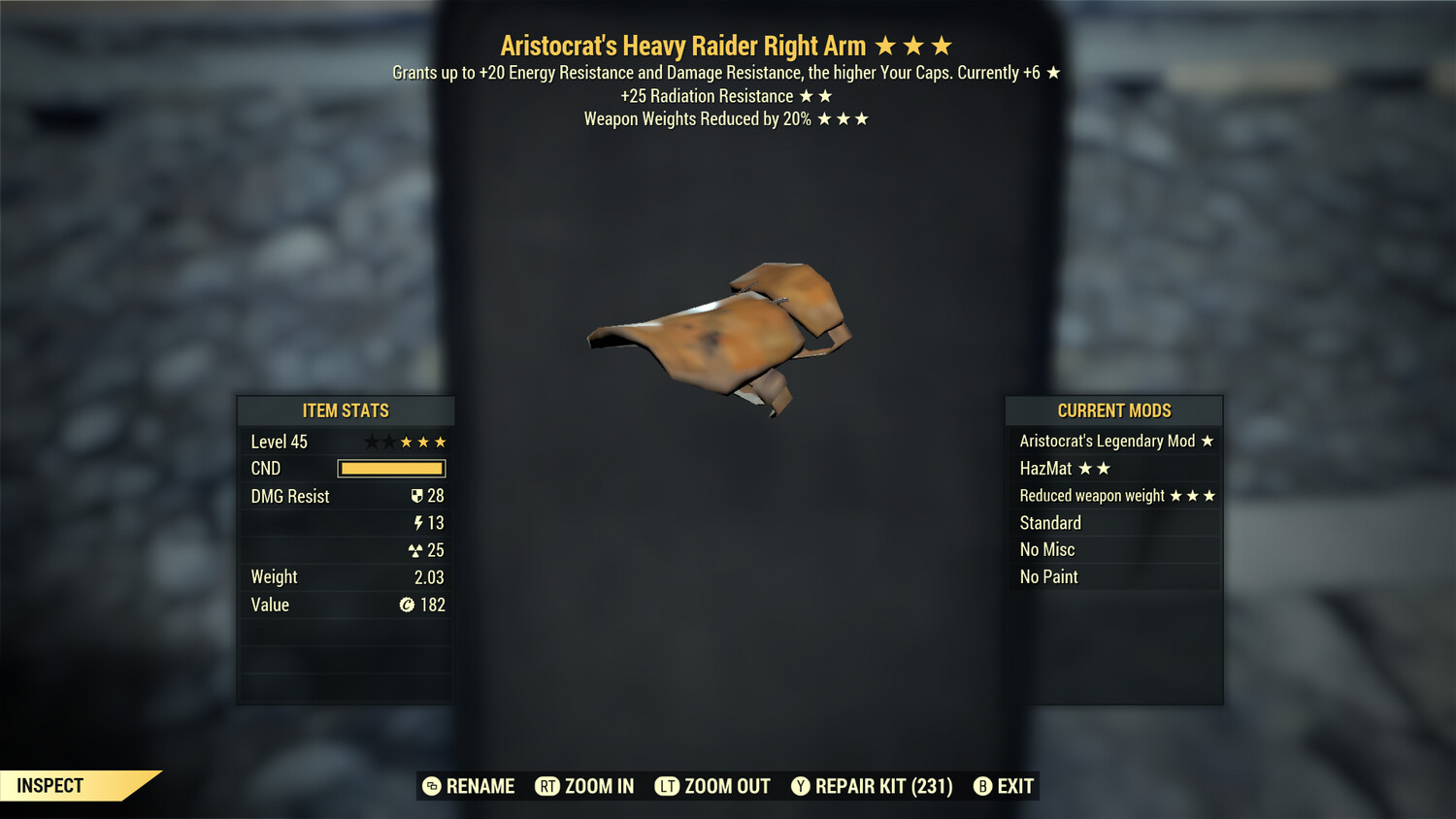 Aristocrat RR WWR Raider RA