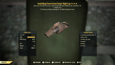 Unyielding 1A Cavalier F Scout RL