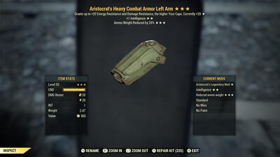 Aristocrat Intel AWR Combat LA