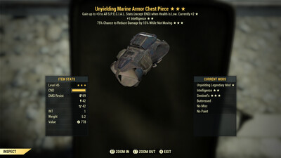 Unyielding Intel Sentinel Marine Full Set