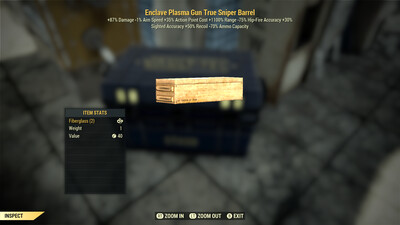 Enclave Plasma Gun True Sniper Barrel