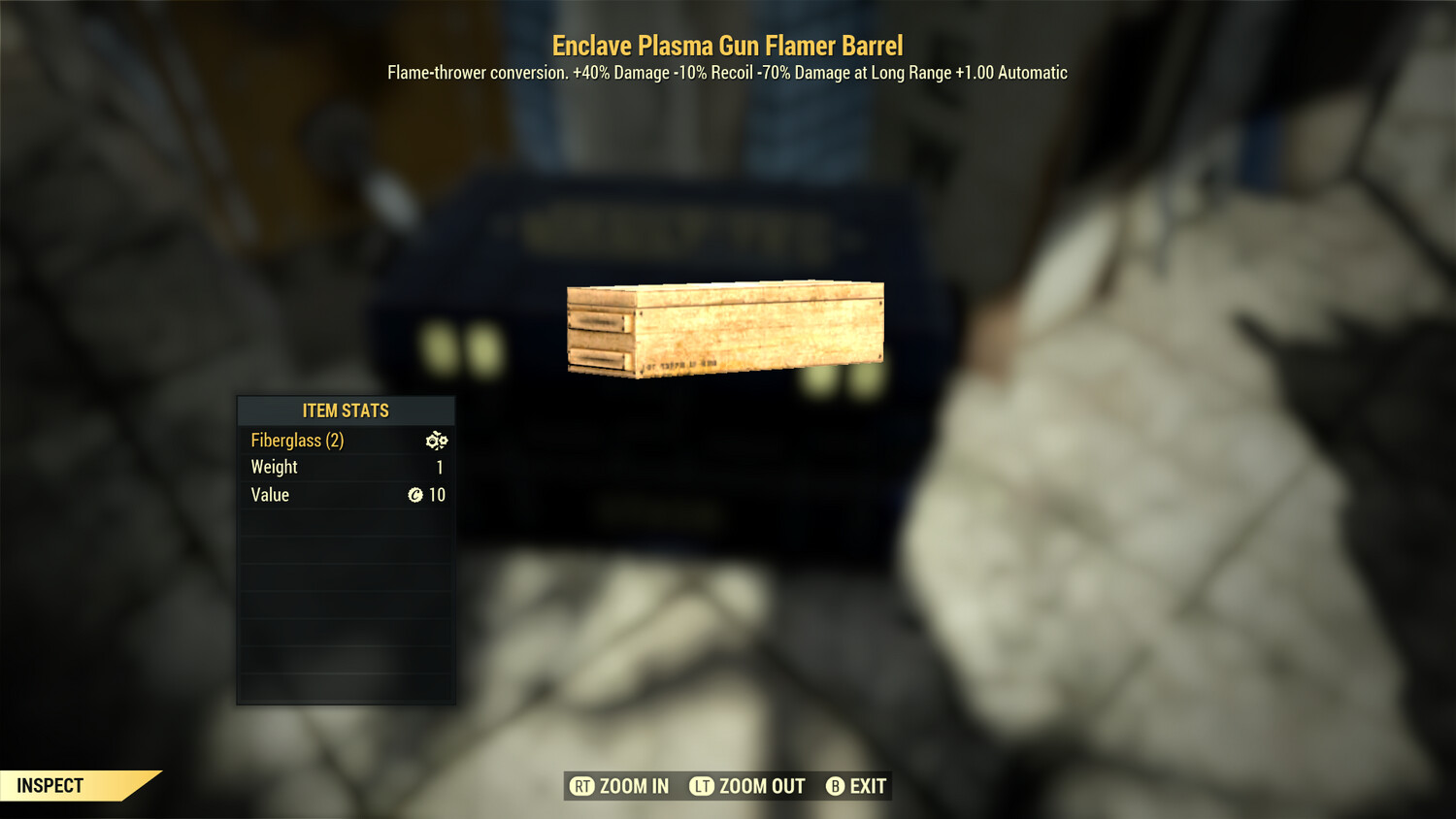 Enclave Plasma Gun Flamer Barrel