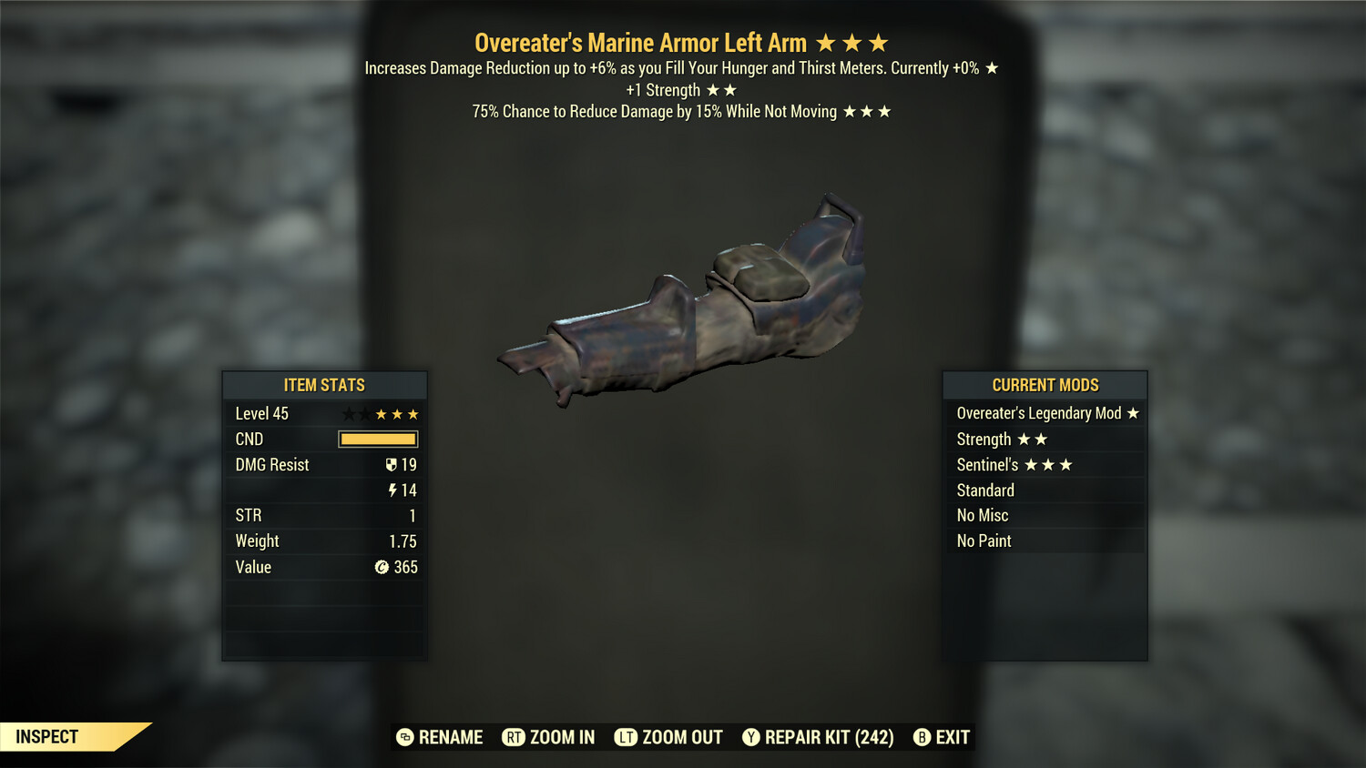 Overeaters 1S Sentinel Marine LA