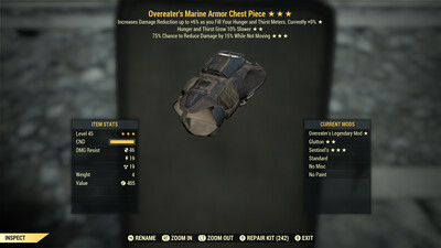 Overeaters Hunger Sentinel Marine Chest