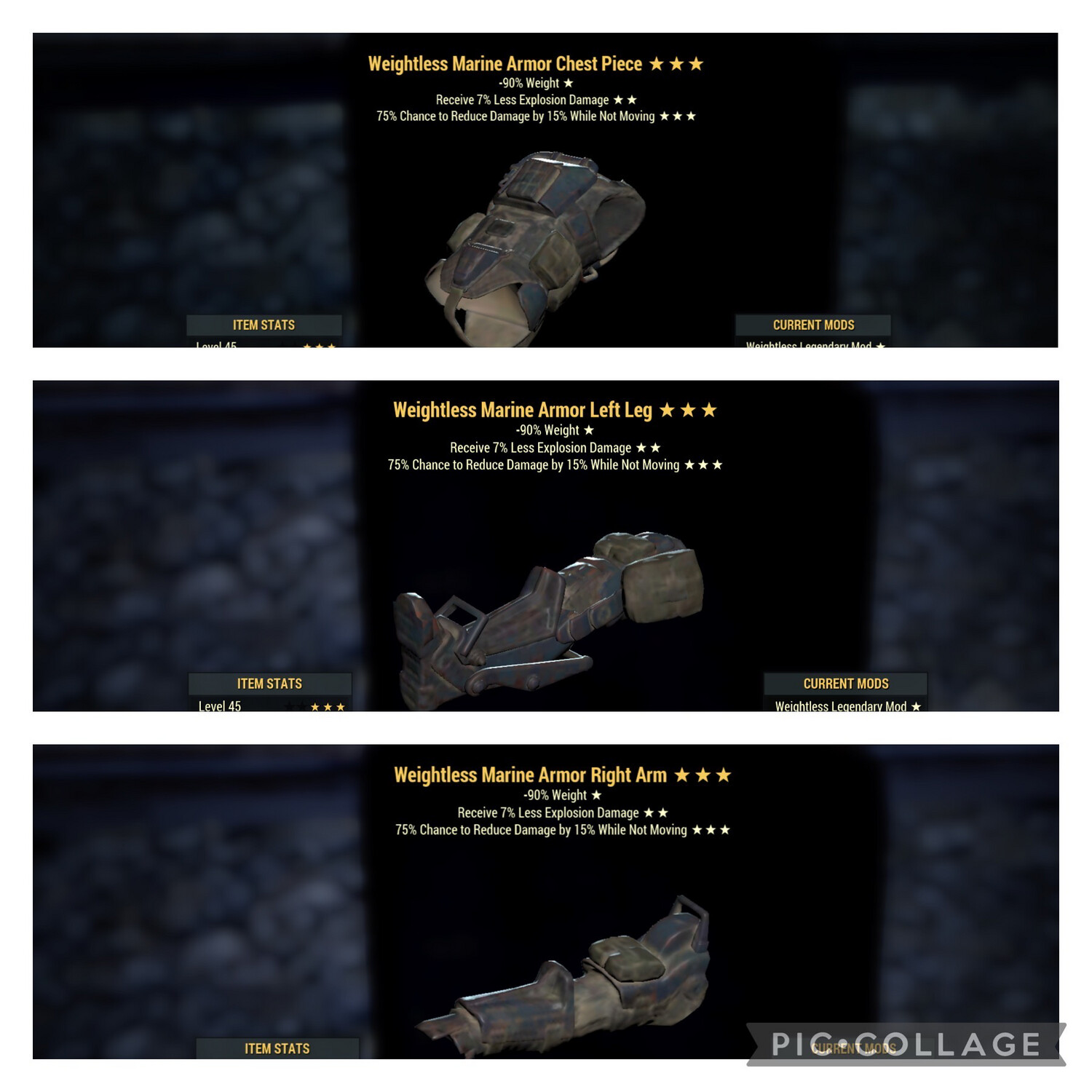 Weightless Explosive Sentinel Marine 3/5 Set