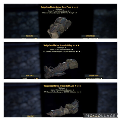 Weightless Explosive Sentinel Marine 3/5 Set