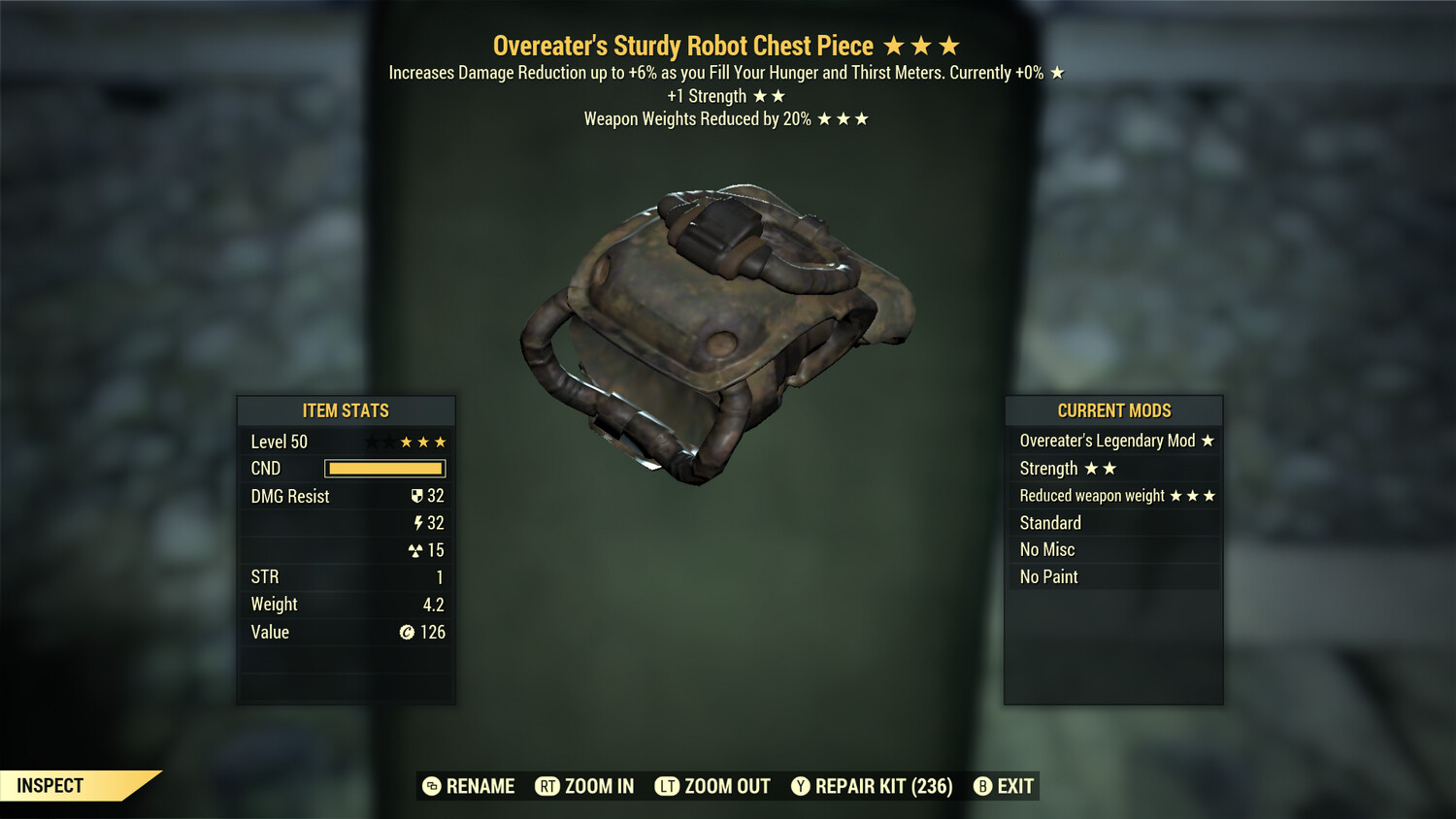 Overeaters 1S WWR Robot Chest