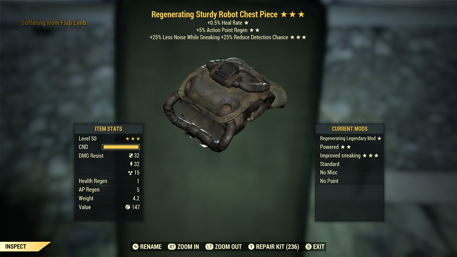 Regenerating AP HTD Robot Chest