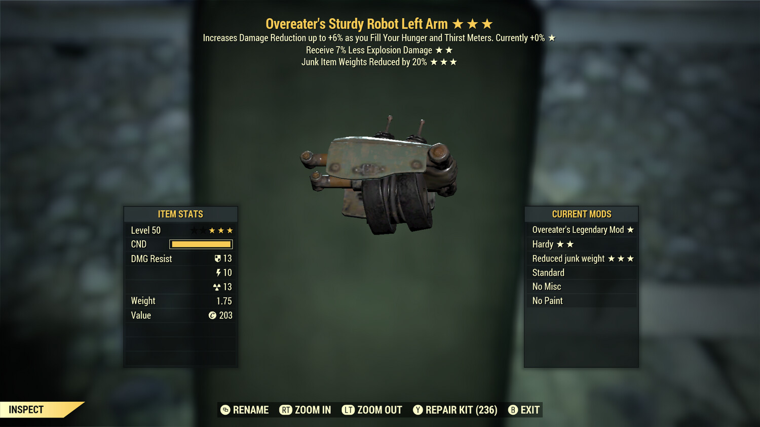Overeater Explosive JWR Robot LA