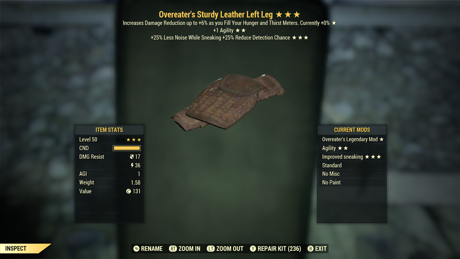 Overeaters 1A HTD Leather LL
