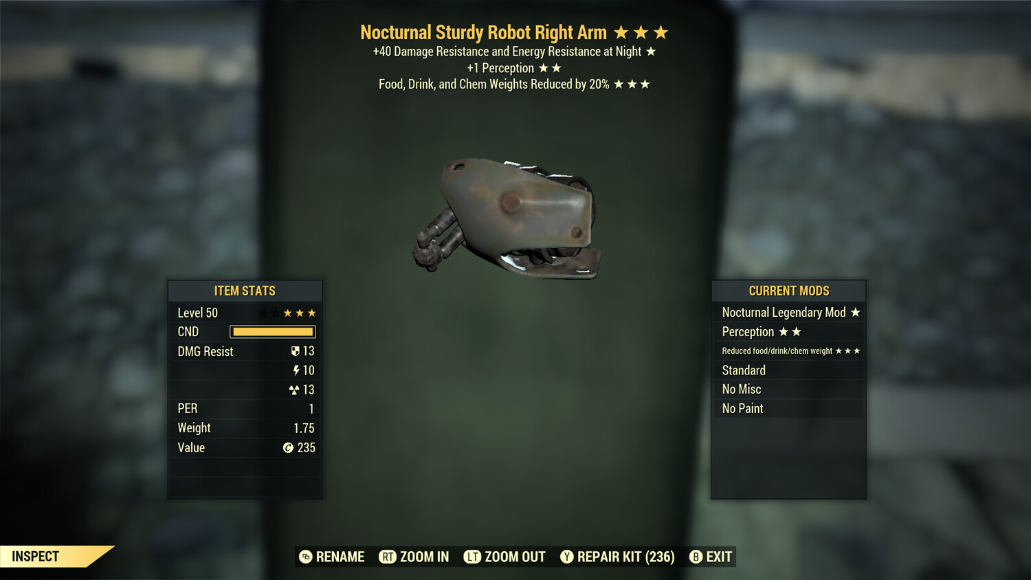 Nocturnal 1P FDC Robot RA