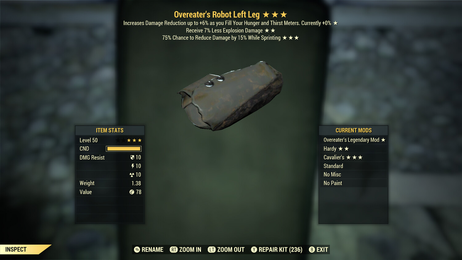 Overeaters Explosive Cavalier Robot LL