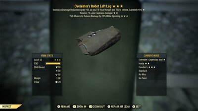 Overeaters Explosive Cavalier Robot LL