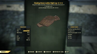 Cloaking 1S JWR Leather RL