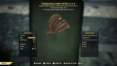 Cloaking AP FDC Leather LA