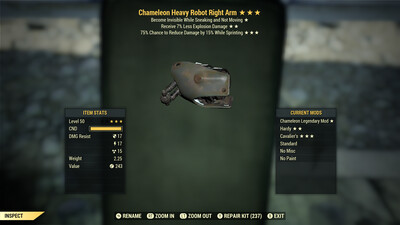 Chameleon Explosive Cavalier Robot RA