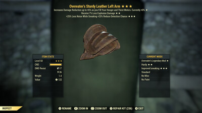 Overeaters Explosive HTD Leather LA
