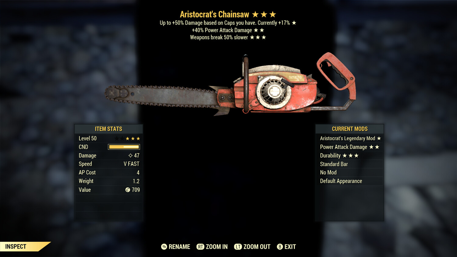 Aristocrat PA/Durability Chainsaw