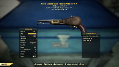 Ghoul Slayers Explosive 15r Black Powder Rifle