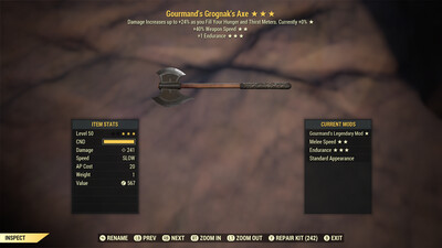 Gourmand SS/1E Grognak Axe