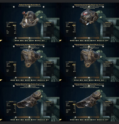 Bolstering AP/Explo Sentinel Ultracite Set + Legacy Jetpack Helmet