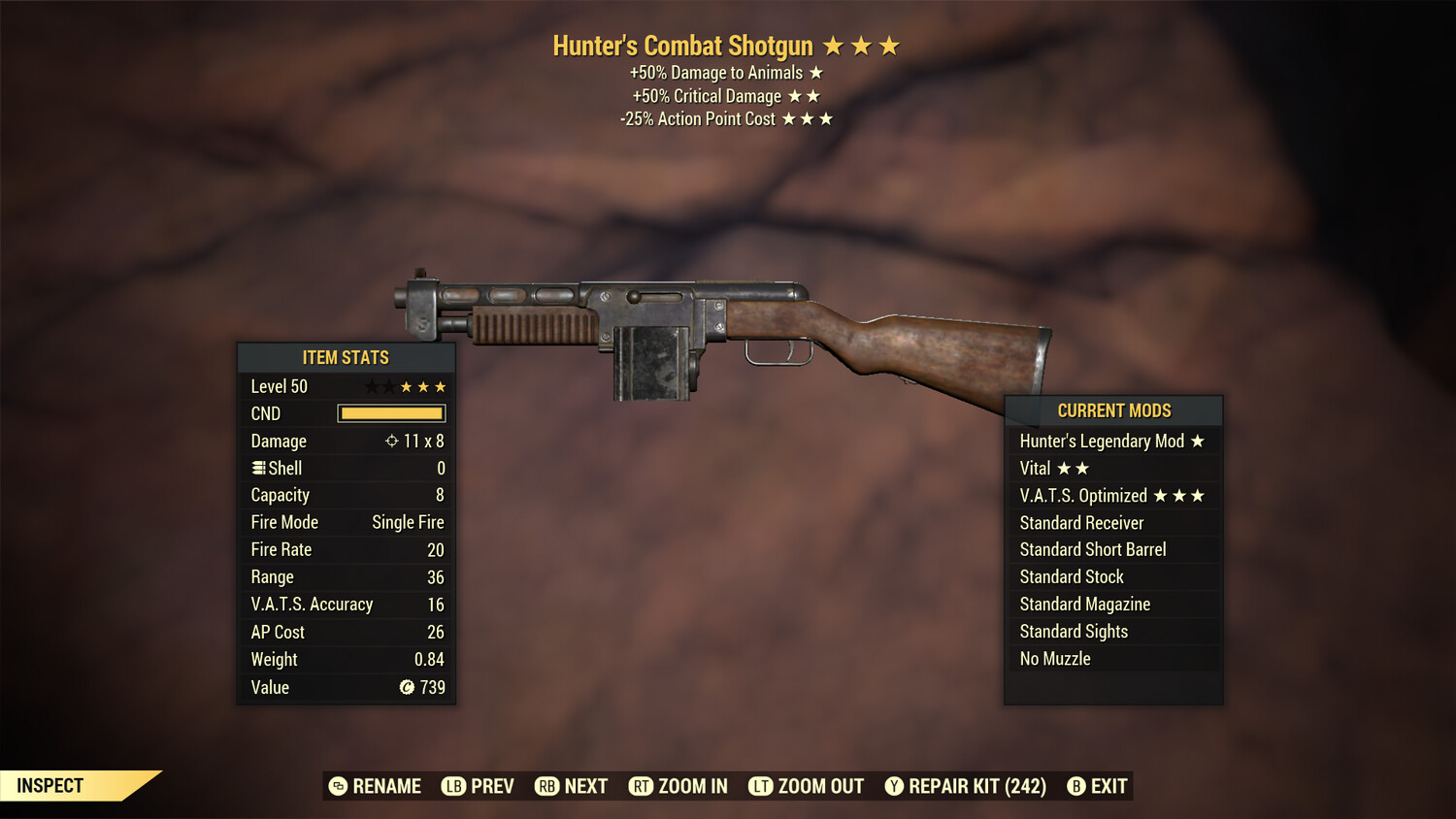 Hunters 50/25 Combat Shotgun
