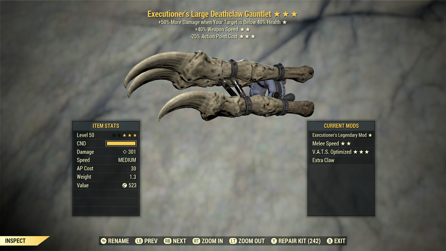 Executioners SS/25 Dealthclaw Gauntlet