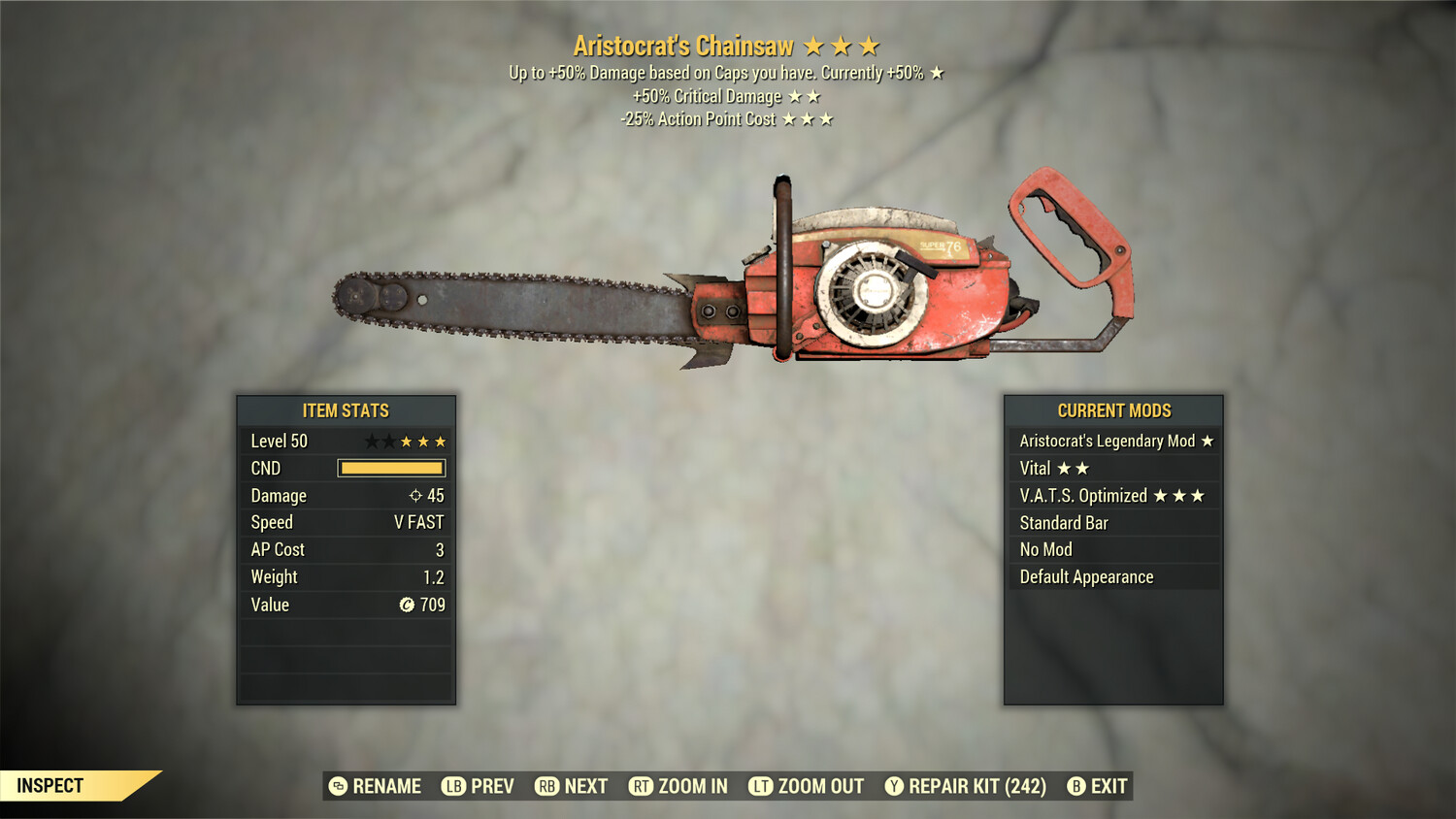 Aristocrat 50/25 Chainsaw