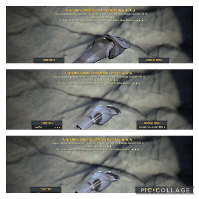 Overeaters 2AP 1Explo DMG To Melee Scout Set 3/5