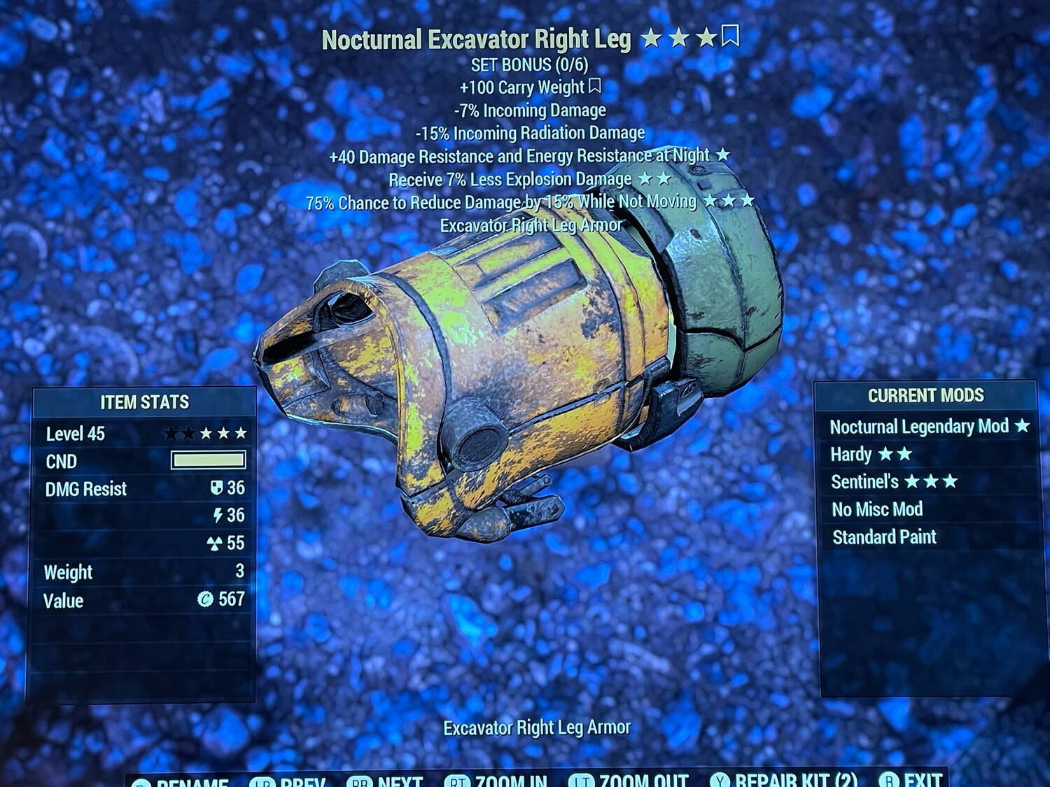 Nocturnal Explosive Sentinel Excavator RL