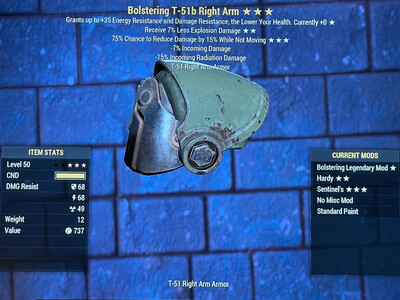 Bolstering Explosive Sentinel T51 RA