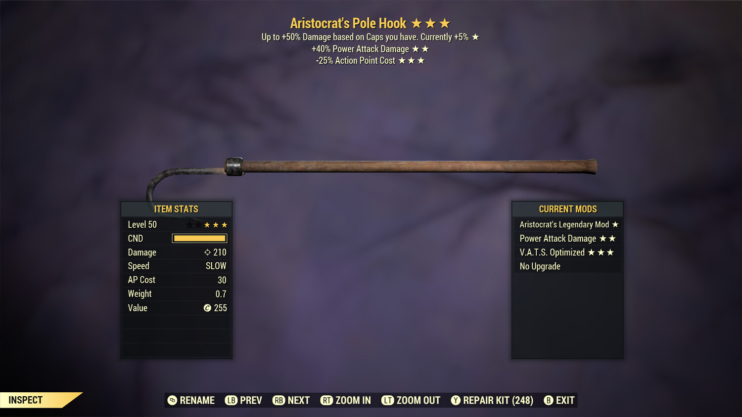 Aristocrat PA/25 Pole Hook