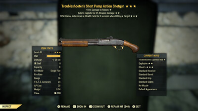 Troubleshooters Explosive Stealth Pump Action Shotgun